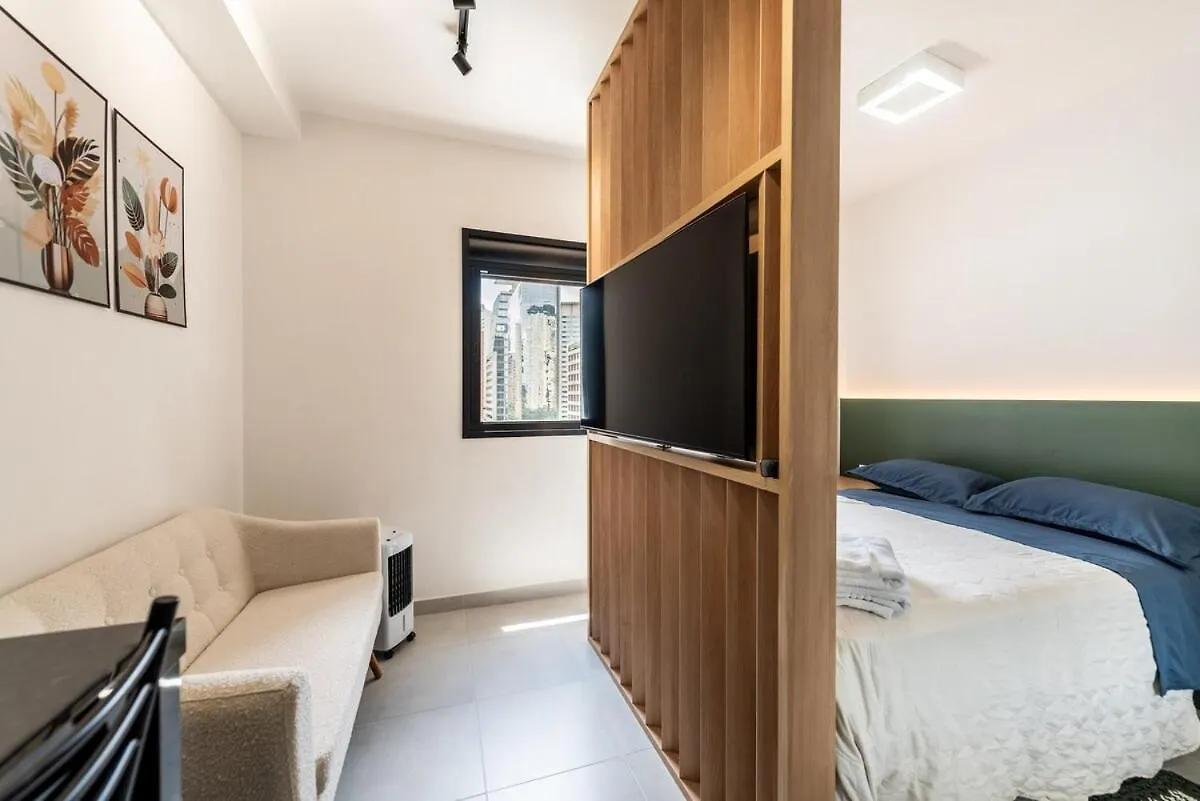 Studio Na Vila Olimpia Com Lazer Completo - Vo802 Sao Paulo Apartment
