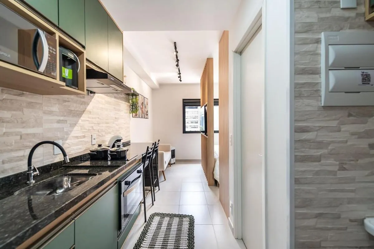 Apartment Studio Na Vila Olimpia Com Lazer Completo - Vo802 Sao Paulo Brazil