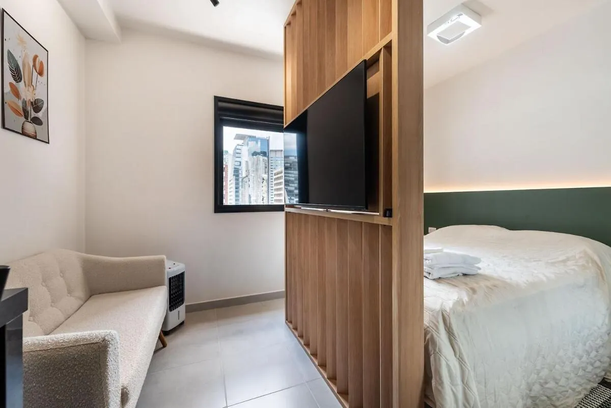 Studio Na Vila Olimpia Com Lazer Completo - Vo802 Sao Paulo Apartment