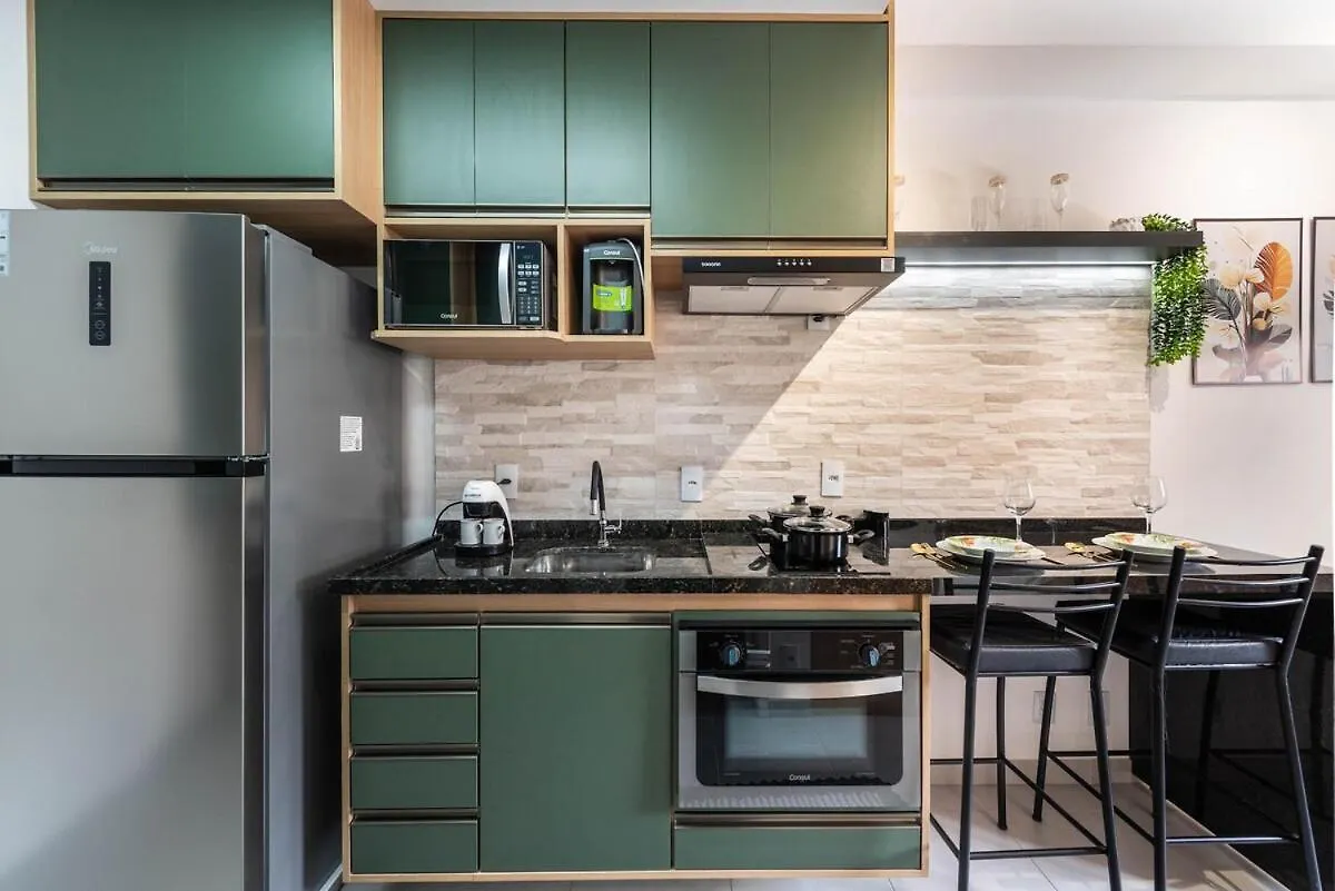 Apartment Studio Na Vila Olimpia Com Lazer Completo - Vo802 Sao Paulo Brazil